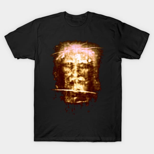 The Shroud of Turin Jesus Holy Face T-Shirt by hispanicworld